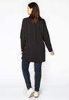 Blouse buttoned side slits - black - #3