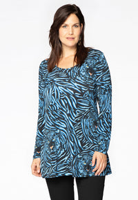 Tunic TIGER flare - blue - #2