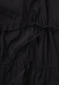 Top drawstrings COTTON STRETCH - black - #5