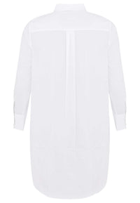 Blouse long COTTON STRETCH - white - #5