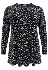 Tunic flare VENCE - black - #1