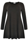 Tunic wide bottom MELEE - grey - #1