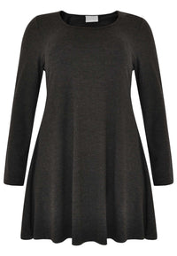 Tunic wide bottom MELEE - grey - #4
