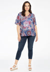 Blouse A-line BALI - blue