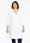 Tunic pintucks LINEN - white