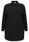 Blouse-jacket lurex RIB - black - #4