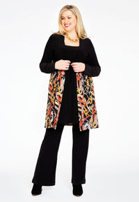 Cardigan with bow GRAPHIC - black - #1