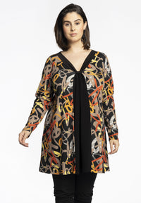 Tunic pleated GRAPHIC - black - #2
