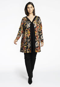 Tunic pleated GRAPHIC - black - #1