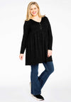 Tunic with buttons SILVER CRUSH - black - #1