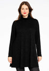 Tunic wide bottom SILVER CRUSH - black - #2