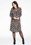 Dress grandad collar EMILY - black - #1