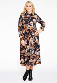 Blouse-dress AMBIANCE - black - #1