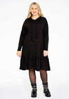 Sweater-dress Queen ORGANIC - black - #1
