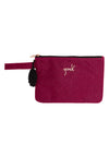 Lurex pouch - pink