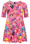 Tunic wide bottom ALIS - pink - #4