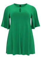 Tunic wide bottom circle sleeve DOLCE - green  - #4