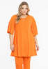 Tunic wide bottom circle sleeve DOLCE - orange 