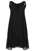 Dress frill strap VOILE - black - #4