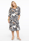 Dress smocked cuff JARDIN - white - #2