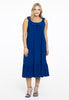 Sleeveless dress frill strap DOLCE - indigo - #2