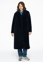 Blazer coat faux fur - blue - #2