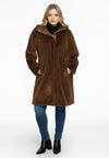 Parka faux fur - mid brown