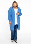 Cardigan cable KNIT - light blue