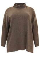 Pullover turtle neck LUREX - gold - #3