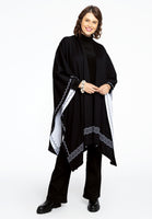 Poncho FLOWER - black  - #2