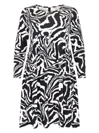 Dress ruffles ZEBRA - black - #3