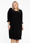 Dress puff sleeve DOLCE - black
