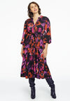Dress puff sleeve POPPY - black