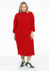 Pullover-dress RIB - red  - #2