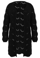 Cardigan AJOUR - black  - #4