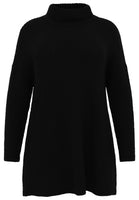 Pullover knit high neck - black  - #4