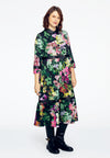 Dress ruffled ORCHIDEE - black - #2