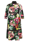 Dress ruffled ORCHIDEE - black - #3