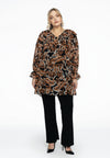 Tuniek met volants BOTANIQUE - black