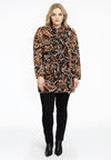 Blouse met ruches BOTANIQUE - black
