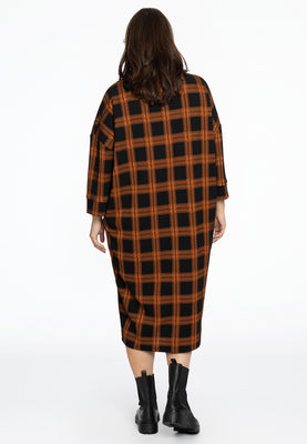 Pullover-dress CHECK - black  - #3