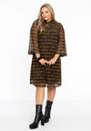 Dress ruffled yoke INFINITY - black - #2