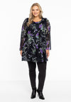 Tunic wide bottom LISIA - black