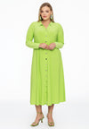 Dress buttoned DOLCE - bright green