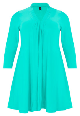 Tunic wide bottom DOLCE - turquoise - #4