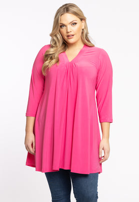 Tunic wide bottom DOLCE - pink - #1