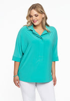 Shirt kimono sleeve DOLCE - turquoise - #1