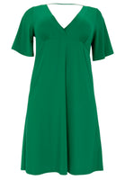 Dress empire V-neck DOLCE - green  - #4