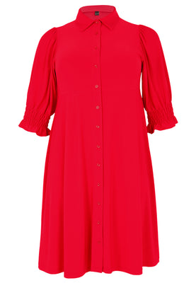 Dress buttoned DOLCE - red  - #4