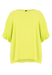 Blouse batwing sleeve - green - #4